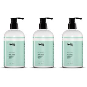 img 4 attached to 🌿 FREY Soft Liquid Hand Soap - Natural, Sensitve Skin Moisturizing Hand Wash with Irresistible Cedarwood Fragrance - 12oz Bottles Pack of 3