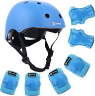 🛡️ protective gear set for kids: purpol helmet & sports pads for ages 3-8 boys girls - skateboarding, cycling, scooting, rollerblading logo