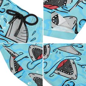 img 1 attached to Trunks Shorts Swimsuits Summer Sharks