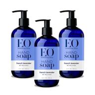 eo sulfate-free moisturizing hand soap - french 🧴 lavender - 12 fl oz - pack of 3 logo