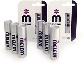img 2 attached to Value Pack of Six Melem Lip Balm Sticks for Dry, Chapped, and Cracked Lips, Enriched with Moisturizing Lanolin, Each Stick is 0.16 oz