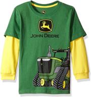 john deere boys little black boys' clothing in tops, tees & shirts logo