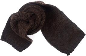 img 2 attached to Зимние вязаные шарфы для маленьких девочек с аксессуарами для младенцев