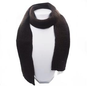 img 3 attached to Зимние вязаные шарфы для маленьких девочек с аксессуарами для младенцев