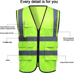 img 3 attached to Reflective Safety Products for Visibility, Construction, Security, and Occupational Health & Safety