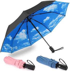 img 4 attached to ☂️ Windproof Portable Collapsible Compact Umbrellas