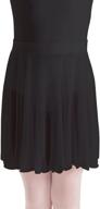 👗 motionwear girls' chiffon circle skirt with easy pull-on design logo