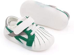 img 3 attached to MK MATT KEELY Sneakers Non Slip Apparel & Accessories Baby Girls