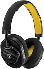 img 3 attached to 🎧 Master &amp; Dynamic MW65 ANC Wireless Headphones – Bluetooth Over-Ear Headphones with Mic – Lamborghini Black/Yellow Alcantara/Black Metal