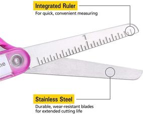 img 1 attached to 🔒 Stanley Guppy 5-Inch Blunt Tip Kids Scissors in Pink: Safe and Precise Crafting Tool for Children