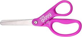 img 3 attached to 🔒 Stanley Guppy 5-Inch Blunt Tip Kids Scissors in Pink: Safe and Precise Crafting Tool for Children