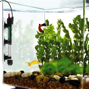 img 1 attached to 🐠 Uniclife 100W Aquarium Heater with Thermometer for 20 Gallon Fish Tanks