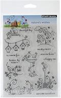 unleash your creativity with penny black decorative rubber stamps, nature's wishes (30-109) logo