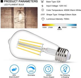 img 3 attached to 🌞 Defurhome Dimmable Daylight Protection: Your Equivalent Sunlight Solution