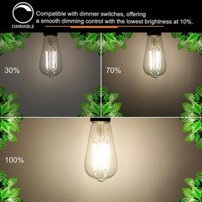img 1 attached to 🌞 Defurhome Dimmable Daylight Protection: Your Equivalent Sunlight Solution