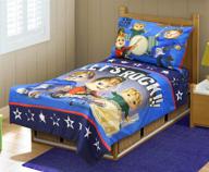 🔹 blue/navy alvinn &amp; the chipmunks toddler bedding set - enhanced seo logo