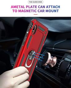 img 2 attached to Military Protection Rotation Kickstand Magnetic Car Electronics & Accessories