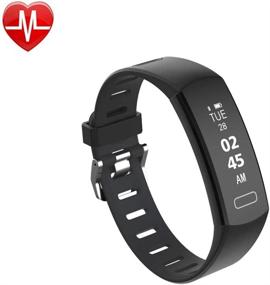 img 4 attached to 💪 Fitcomm Fitness Tracker: The Ultimate Smart Band for Heart Rate Monitoring, Sleep Tracking, and Activity Measurement