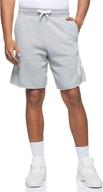 alumni fleece shorts heather ar2375 064 logo