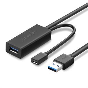 img 4 attached to 🔌 UGREEN USB Extension Cable 32FT - USB 3.0 Male to Female Active Repeater Cable with Signal Amplifier for Printers, WiFi Antenna, Playstation, HTC Vive, Keyboard, Game Console