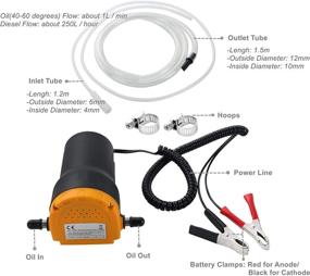 img 3 attached to 🔧 Efficient ATPTOOL12V 60W Oil Change Pump Extractor: Hassle-free Fluid Extraction & Transferring