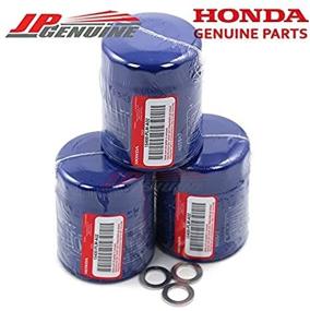 img 1 attached to Genuine Honda / Acura Engine Oil Filter + Washers 15400-PLM-A02 - Set Of 3: Optimal Oil Filtration and Long-lasting Performance