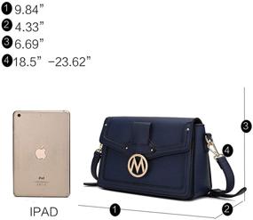 img 2 attached to Женская сумка через плечо MKF Pocketbook