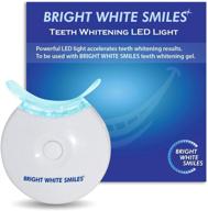 supercharged bright white smiles teeth whitening accelerator light with advanced 5x blue led light for lightning-fast teeth whitening logo