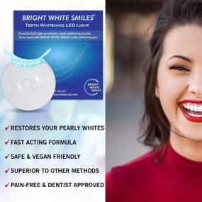 img 2 attached to Supercharged Bright White Smiles Teeth Whitening Accelerator Light with Advanced 5X Blue LED Light for Lightning-Fast Teeth Whitening