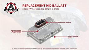 img 1 attached to 🔌 HID Xenon Headlight Ballast - Universal Control Module - Direct Replacement for BMW, Audi, Mercedes-Benz & More - X5, Z4, 545i, Pacifica, 9-3, A6, A8, S6, S8 - 100% Compatibility with OEM Part Numbers: 63126907488, 63120150614, 05103356AA