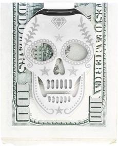 img 3 attached to Stainless Steel Skull Money Wallet Men's Accessories