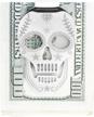 stainless steel skull money wallet men's accessories logo