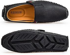 img 2 attached to 👞 Breathable Z1 Black DCZTELG Moccasin Slippers