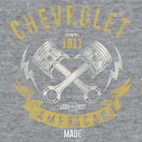 img 3 attached to 🚗 Футболка Chevrolet American Made Graphic Tee - Tee Luv для мужчин