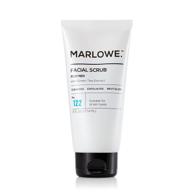 🧔 marlowe. no. 122 men's facial scrub 6 oz, gentle daily exfoliating face cleanser, refreshing sandalwood aroma, enriched with natural extracts logo