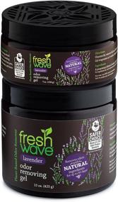 img 4 attached to 🌿 Enhanced Fresh Wave Lavender Odor Removing Gel, 15 oz. + 7 oz. Added Bonus