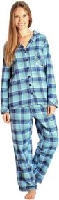 img 2 attached to Cozy and Comfy EverDream Sleepwear Womens Flannel Pajamas - Stay snug in Long 100% Cotton Pj Set