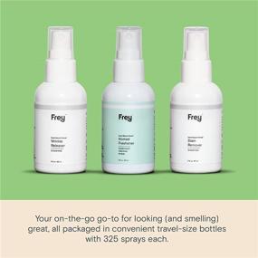 img 1 attached to FREY Wrinkle Release, Stain & Fabric Freshener Spray - Travel Essentials Kit (3 Pack) with Cedarwood Bold Fragrance