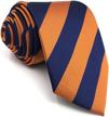 shlax wing striped neckties business logo