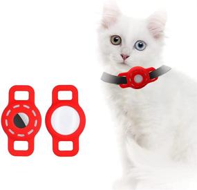 img 3 attached to Premium Waterproof Airtags Case Cat Collar for Apple Airtag 🐱 – The Ultimate GPS Pet Locator with Scratch Protection and Anti-Lost Features