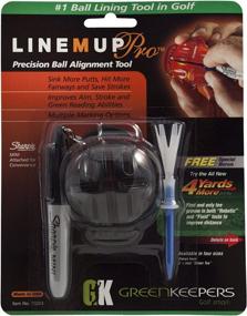 img 1 attached to 🏌️ Line M Up Pro Precision Golf Ball Alignment and Identification Tool with Sharpie Mini" - Enhance Your Golf Game with the Line M Up Pro Precision Golf Ball Aligner and ID Tool, featuring Sharpie Mini