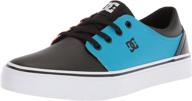 👟 dc girls trase skate little girls' shoes and athletic: sleek comfort for active youngsters logo