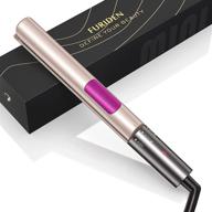 🔥 furiden hair mini curling iron travel: compact ceramic hair curler for short hair logo