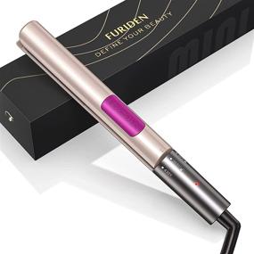 img 4 attached to 🔥 FURIDEN Hair Mini Curling Iron Travel: Compact Ceramic Hair Curler for Short Hair