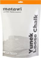 🧗 matawi yunek 400g (14.11 oz) loose chalk - enhanced grip for rock climbing, weightlifting, gymnastics, and sports - sweat absorbent, skin protection логотип