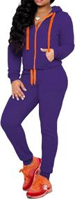 img 4 attached to FANDEE Tracksuit Sweatsuits Tracksuits Pockets Sports & Fitness and Team Sports