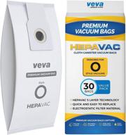 🧹 veva 30 pack premium hepa vacuum bags for kenmore sears upright vacuum cleaners type o - cloth bags work with part # 53293, 53294 логотип