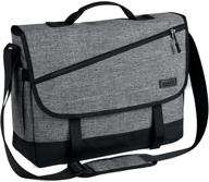 durable and versatile messenger bag for men: vaschy water resistant laptop satchel crossbody shoulder side bag for work, school, and business logo