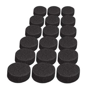 img 4 attached to Pack of 300 Cabinet Door Bumpers: Noise Dampening & 🚪 Vibration Absorbing Rubber, Soft Neoprene Silencers, Strong Adhesive | Made in USA