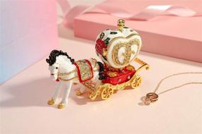 img 1 attached to Furuida Carriage Jewelry Trinket Luxurious